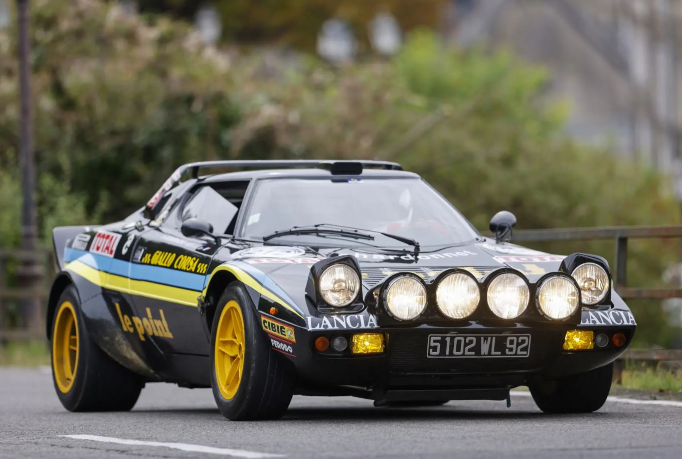 Lancia Stratos de rallye, modèle emblématique de la réputation sportive de Lancia