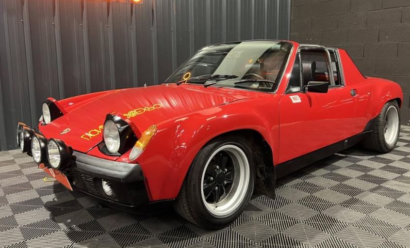 Porsche 914-6 de 1972 avec carrosserie à reprendre