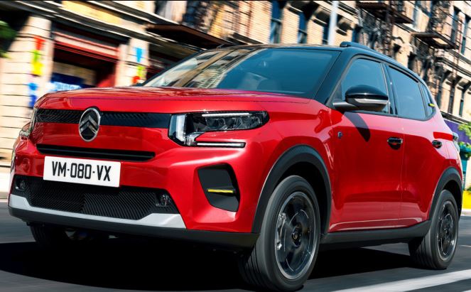 Citroën ë-C3 électrique rouge, parmi les voitures électriques les plus vendues en France en 2026