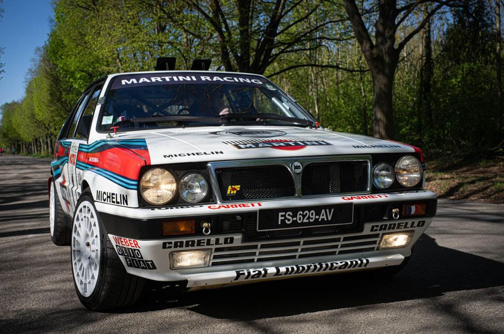 Lancia Delta HF Integrale Martini Racing, symbole des succès de Lancia en rallye