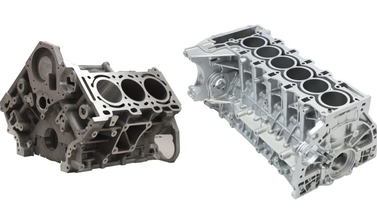 6 cylindres en V comparé à un 6 cylindres en ligne