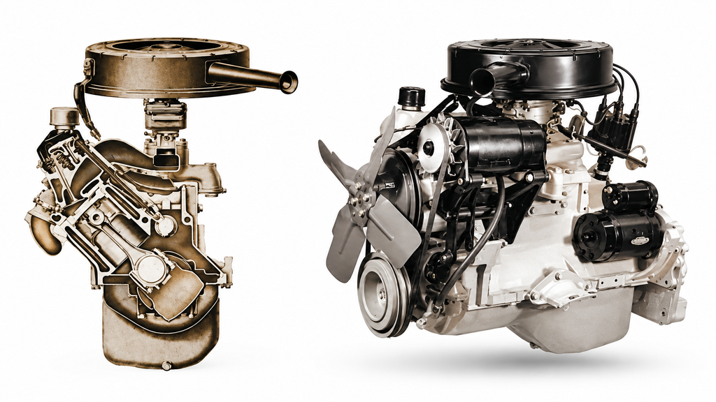 Pontiac Trophy 4, gros moteur 4 cylindres américain dérivé du V8 389