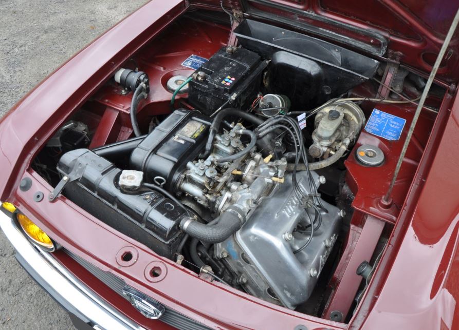 Moteur V4 à angle étroit de la Lancia Fulvia Coupé