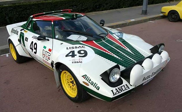 Lancia Stratos de rallye aux couleurs Alitalia, l’une des grandes icônes de Lancia