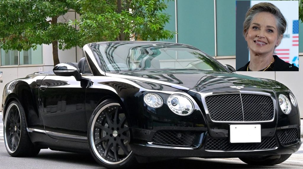 Sharon Stone et sa Bentley Continental GTC parmi ses voitures personnelles