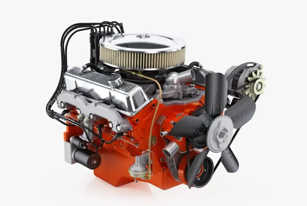 Moteur V8 small-block Chevrolet à carburateur