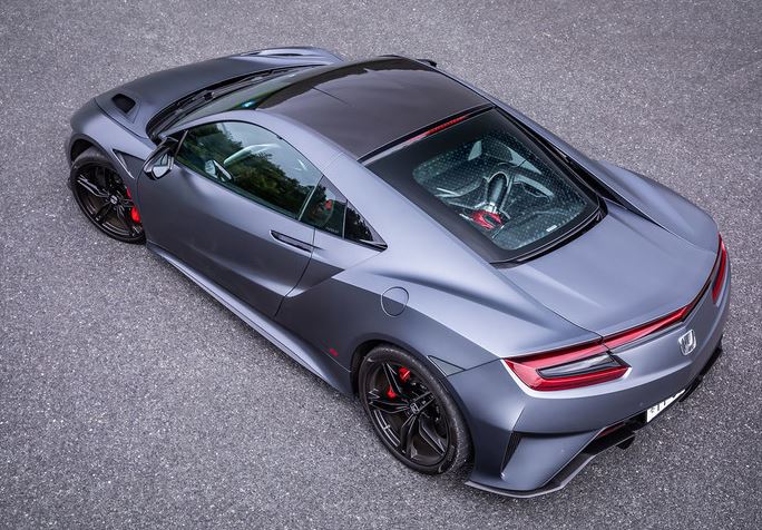 Honda NSX Type S vue de trois quarts arrière