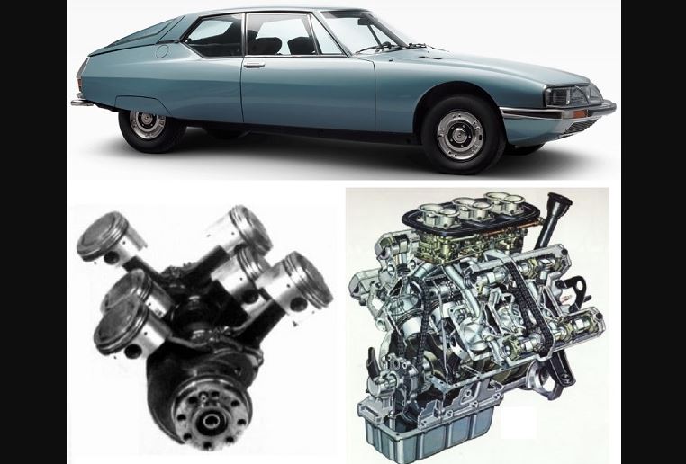Vilebrequin du moteur V6 Maserati à manetons communs