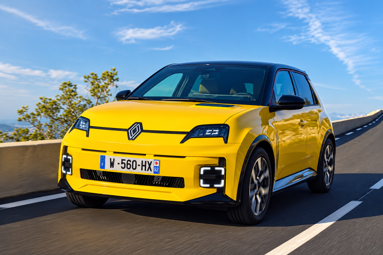 Renault 5 E-Tech électrique produite en France à l’usine de Douai