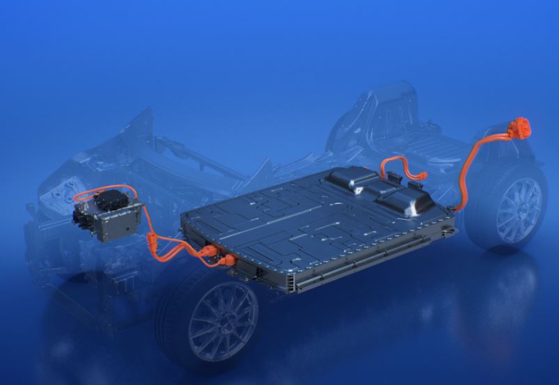 Plateforme et batterie électrique du Peugeot E-3008 produit en France